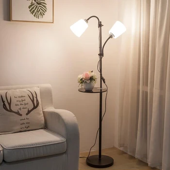 הנורדית המודרנית מנורת רצפה עם מתכווננת E27 LED פשוטה מנורת רצפה שחור ולבן, מתאים סלון, חדר עבודה, bedroo