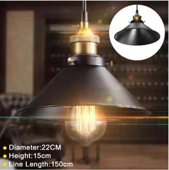 בציר התקרה אור המנורה עגולים רטרו עיצוב תעשייתי ברזל בציר אור דקו נורת תאורה