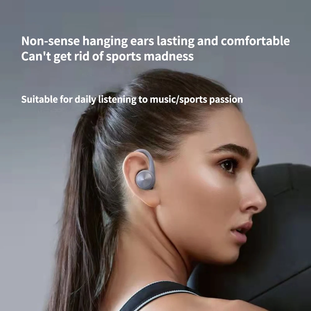 2023 חדש R200/J92 TWS Bluetooth-דיבורית אישית תואמת 5.0 ספורט תלוי האוזן מסוג LED-תצוגה דיגיטלית סטריאו HiFi אוזניות אלחוטיות . ' - ' . 4