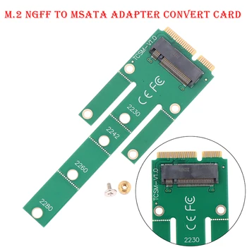 M. 2 NGFF כדי MSATA מתאמי להמיר כרטיס SSD כונן הזיכרון המוצק לוח ב ' מפתח פרוטוקול מ. 2 NGFF כדי Msata