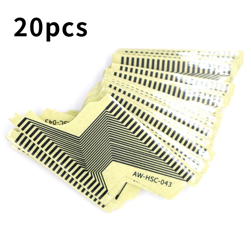 20Pcs/Lot AW-HSC-043 מכשיר אשכול שטוח LCD מחבר עבור אופל קורסה Meriva מד המהירות פיקסל תיקון כבל סרט . ' - ' . 0