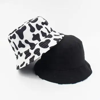 דו-צדדי אופנה של נשים דלי כובע נגד השמש-UV להגנה דיג כובעים לגברים זברה פס כובעי הקיץ.