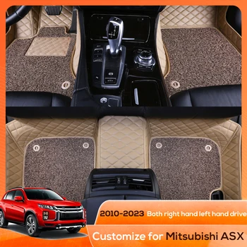 להתאים אישית את המכונית שטיח הרצפה עבור מיצובישי ASX אביזרים הפנים ECO עמיד עבה שטיח אישית על ימין ועל שמאל כונן