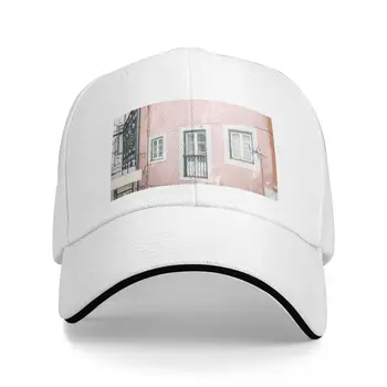כובע בייסבול עבור גברים, נשים, Snapback נוסטלגי צבעים של Alfama Lisbon | פורטוגל עירוני אדריכלות סוס, כובע דרבי הכובע