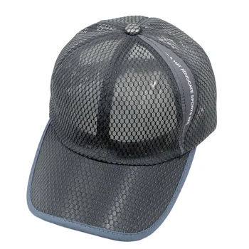 הקיץ ספורט כובע בייסבול של גברים רשת משאית קאפ נשים לרוץ כובע שחור אפור לבן יבש מהירה