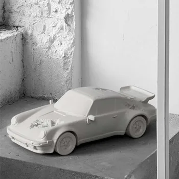 לשיתוק של מכוניות פסל מופשט מודל הרכב אמנות צלמיות שרף פיסול מלאכה בבית האמריקאי עיצוב אביזרים מתנה לחג המולד
