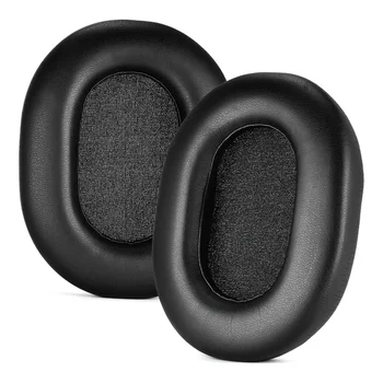 זוג כריות אוזניים עבור Sony 1000XM5 אוזניות החלפת רך חלבון עור זיכרון קצף ספוג אוזניות שרוול עם אבזם