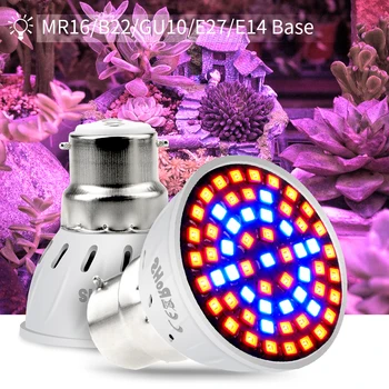 220V LED לגדול אור הנורה ספקטרום מלא Phytolamp טיפוח מקורה המנורה על שתילי פרחים זרעי הצמיחה אוהל UV צמחים אור