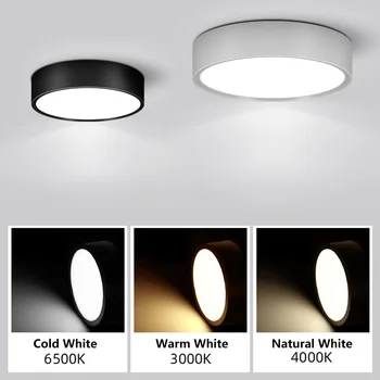 LED תאורת תקרה 5/10W צמודי Downlight מנורת תקרה עבור הסלון הזרקורים אורות לוח מטבח אמבטיה המנורה