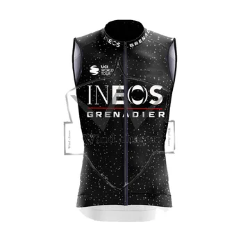 2024 INEOS Grenadier קל Windproof רכיבה על אופניים גילט שרוולים ז ' קט דק מתאים אופניים גילט מעיל רוח אופניים האפוד