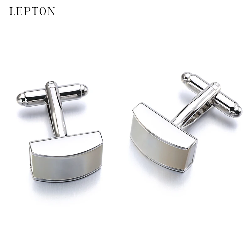 Lepton תכשיטים מעטפת חפתים עבור Mens צרפתית חולצת חפתים חפתים איכות גבוהה מתנה למסיבת Gemelos החתונה חולצת חפתים . ' - ' . 1