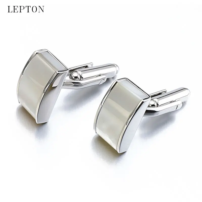 Lepton תכשיטים מעטפת חפתים עבור Mens צרפתית חולצת חפתים חפתים איכות גבוהה מתנה למסיבת Gemelos החתונה חולצת חפתים . ' - ' . 3