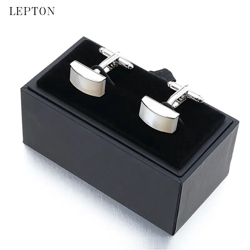 Lepton תכשיטים מעטפת חפתים עבור Mens צרפתית חולצת חפתים חפתים איכות גבוהה מתנה למסיבת Gemelos החתונה חולצת חפתים . ' - ' . 4