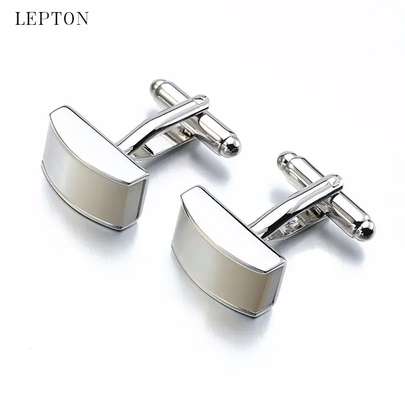 Lepton תכשיטים מעטפת חפתים עבור Mens צרפתית חולצת חפתים חפתים איכות גבוהה מתנה למסיבת Gemelos החתונה חולצת חפתים . ' - ' . 5