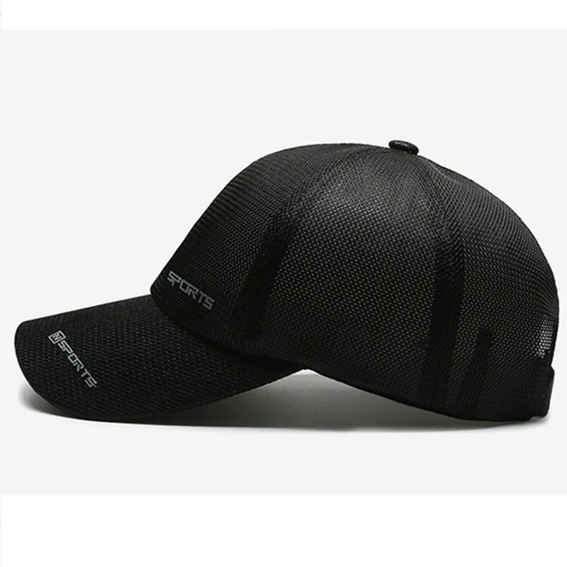 Snapback כובע חדש קיץ לנשימה רשת כובע בייסבול של גברים כובעים, קרם הגנה חוף כובעי נשים כובע מחנאות, דיג כובע גולף קאפ . ' - ' . 4