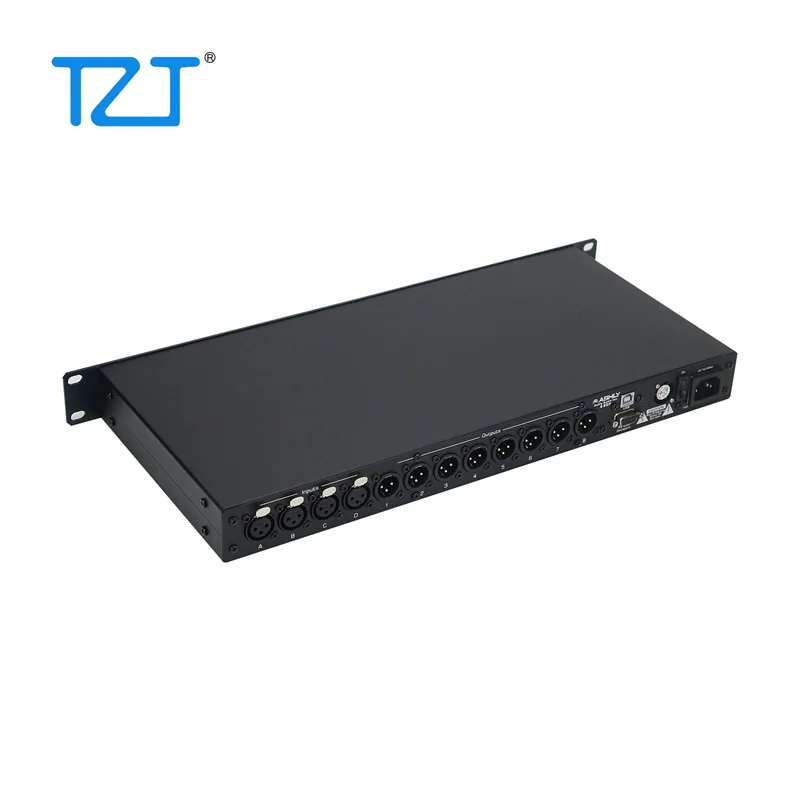 TZT 4.8 SP 110V/220V דיגיטלי DSP Audio Processor התוכנה המקורית 4 קלט 8 פלט מקצועי, מערכת סאונד . ' - ' . 3