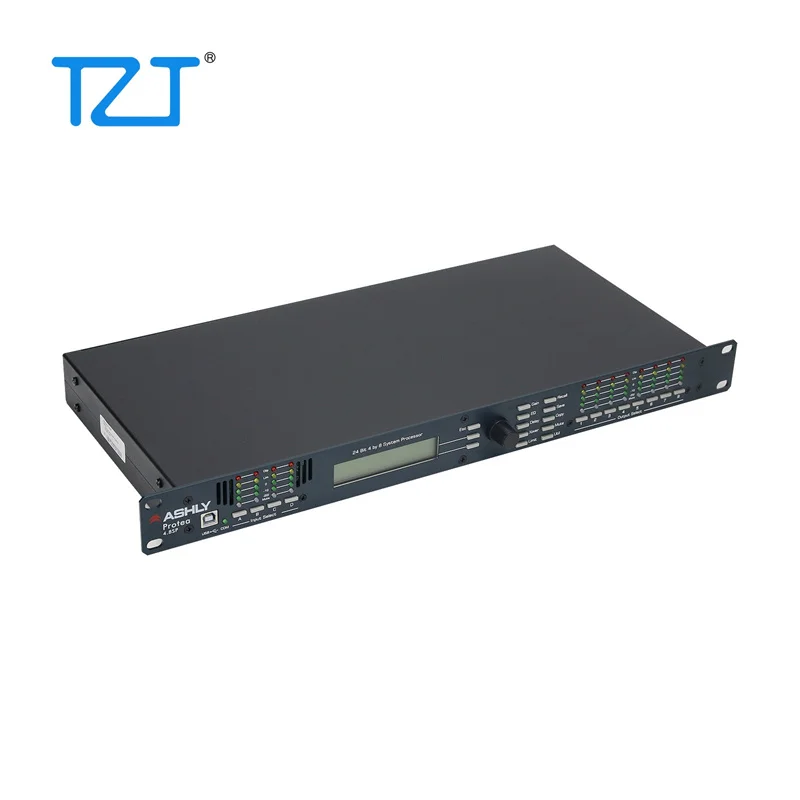 TZT 4.8 SP 110V/220V דיגיטלי DSP Audio Processor התוכנה המקורית 4 קלט 8 פלט מקצועי, מערכת סאונד . ' - ' . 4