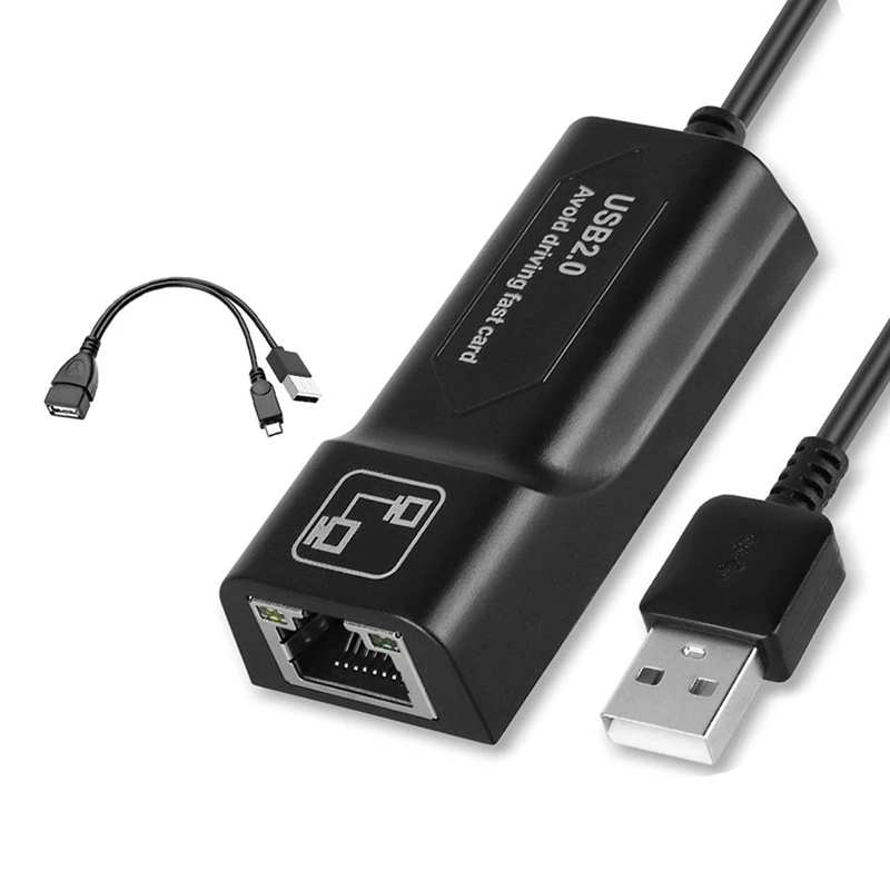 USB 2.0 RJ45 רשת מתאם כרטיס מתאם עבור אמזון אש TV3 או מקל GEN 2 או 2 לעצור את המאגר . ' - ' . 0