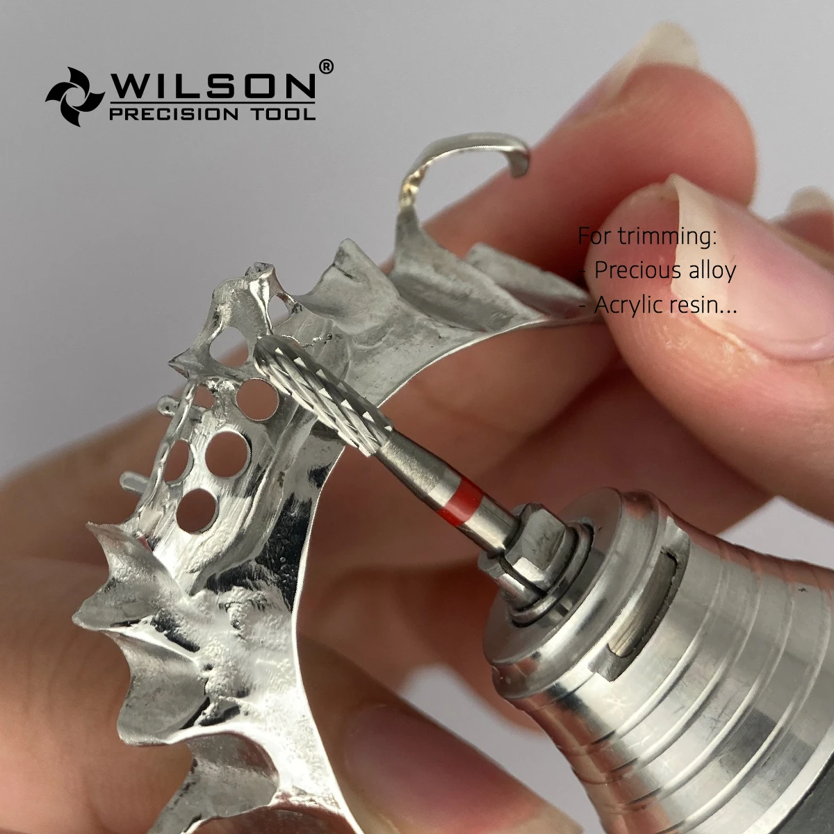 WilsonDental 5000203 טונגסטן קרביד שיניים Burs עבור חיתוך מתכת/אקריליק . ' - ' . 4