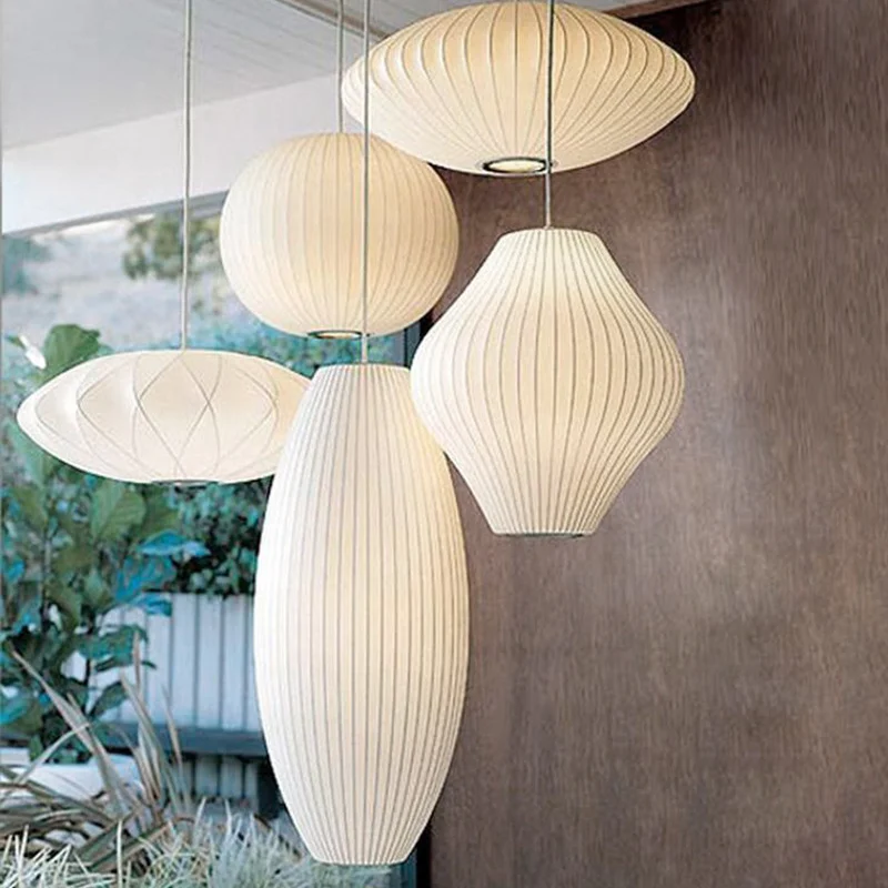 משי סינית אור תליון עגול מעופפת תלויה מנורת הסלון לחדר האוכל מנורות Suspendu מקורה גופי תאורה . ' - ' . 0
