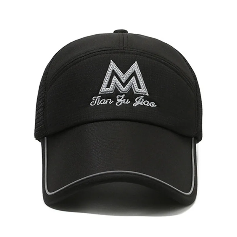 משלוח חינם חדש קיץ לנשימה רשת כובע בייסבול, כובעים עבור נשים וגברים המורחבת ברים מגן השמש קרם שיזוף חוף כובעים יוניסקס . ' - ' . 2