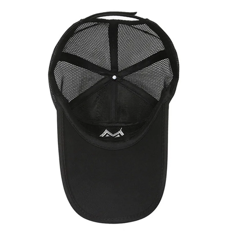 משלוח חינם חדש קיץ לנשימה רשת כובע בייסבול, כובעים עבור נשים וגברים המורחבת ברים מגן השמש קרם שיזוף חוף כובעים יוניסקס . ' - ' . 5