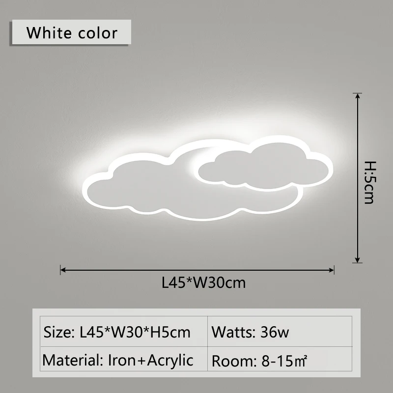 עננים תקרות עם תאורת Led לקישוט חדר שינה חדר ילדים מנורת Led מנורת התקרה תאורה פנימית מנורת תקרה AC110-220V . ' - ' . 5