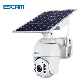 ESCAM QF280 1080p גרסת Wifi מעטפת סולארית מצלמת אבטחה חיצונית מעקב עמיד למים מצלמת טלוויזיה במעגל סגור בית חכם שני-דרך הקול