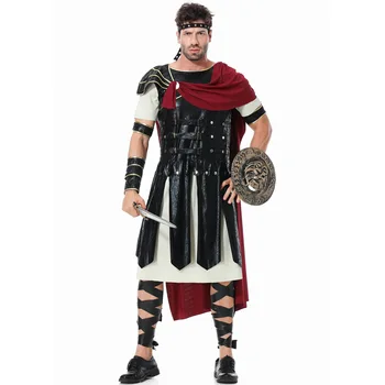 הגברים של ימי הביניים ברומא העתיקה לוחם ספרטני תחפושות ליל כל הקדושים ערכות מסיבה גלדיאטור מדים קרנבל הנסיך סמוראי תחפושות