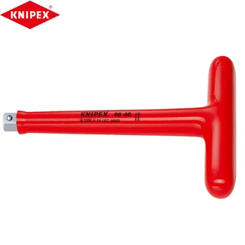 KNIPEX 98 40 T-ידית לנהוג עם שקעים להשתמש כלי מיוחד פלדה חומרים מרווה נוח ומהיר