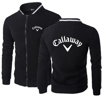 Callaway סתיו/חורף חם חדש אופנה באיכות גבוהה גולף רוכסן גברים גברים מעיל ז 'קט של גברים מקרית של הג' קט גולף הז ' קט העליון -4XL