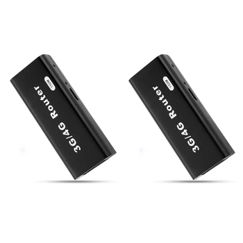 2X Mini 3G/4G Wifi נתב RJ45 USB נתבים אלחוטיים נייד הנתב 2412-2483Mhz חיצוני ממשק עם כבל USB