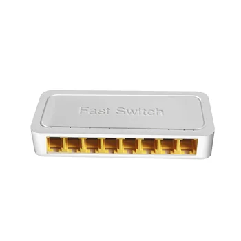 100Mbps 8 נמל fast Ethernet Switch המחירים הנמוכים ביותר.