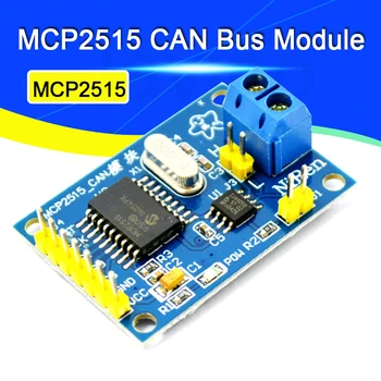 MCP2515 יכול נהג האוטובוס מודול לוח TJA1050 מקלט SPI במשך 51 לפשעים חמורים היד ממשק בקר עבור Arduino אלקטרוני ערכת DIY