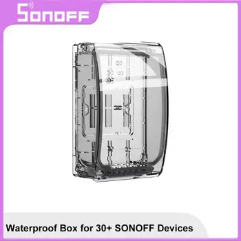 SONOFF עמיד למים תיבת R2 עמיד במים מעטפת תיבת צומת תואם עם בסיסי/ה עלית/פאו עילית/NSPanel Pro/M5/TX סדרה