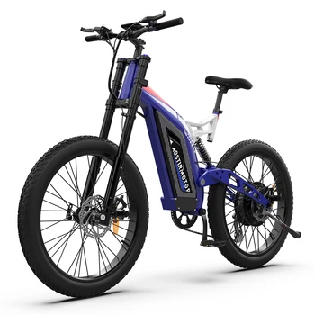 Aostirmotor S17 48V סוללת ליתיום לאופניים חשמליים 26 אינצ ' שמן צמיג הר אופניים חשמליים
