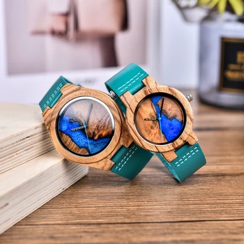 כמה שעונים עיצוב חדש מעץ גברים שעון היד בובו ציפור נשים שעון ייחודי חיוג יפנית תנועה מתנה נהדרת Мужские часы