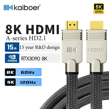 Kaiboer 8K HDMI2.1 כבל 4K120Hz 8K 60Hz המחשב הקרנה צג PS5 טלוויזיה לחבר כבל EARC קשת HDCP אולטרה מהירות גבוהה HDR
