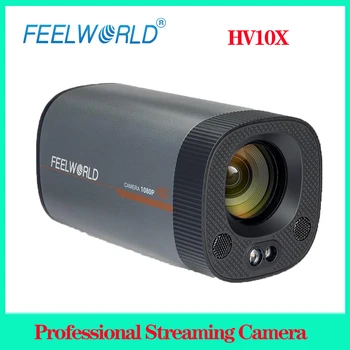 FEELWORLD HV10X מקצועי הזרמת המצלמה Full HD 1080P 60fps USB3.0 HDMI תואם-Youtube Vlogging מקליט בלוגר