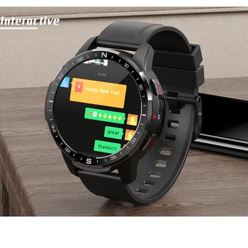 Ajeger שעון חכם גברים רשת 4G אנדרואיד 9.1 Wifi Bluetooth GPS נגן מדיה Heartrate כרטיס ה SIM-Smartwatch 1.6
