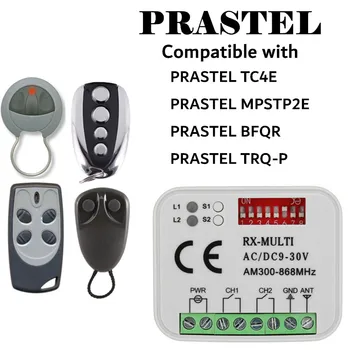 PRASTEL TC4E דלת המוסך 433mhz שליטה מרחוק רולינג קוד PRASTEL MPSTP2E כף יד משדר פקודת פתיחת דלת המקלט