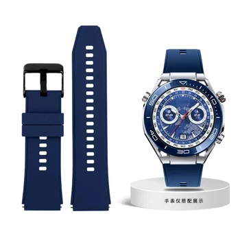 22mm רצועת שעון עבור Huawei השעון האולטימטיבי צמיד,סיליקון רצועת הצמיד עבור Huawei ניצנים השעון 4 Pro/GT2 GT3 Pro 46mm הלהקה