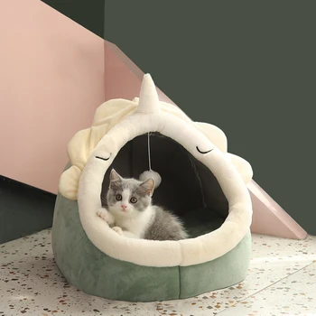 חדש מוצרים לחיות מחמד חמוד חתול בית לסל מצרכים קיפול המזרן חתלתול המערה ישן במיטה אביזרים מילוי שטיח המלטה כלב קטן