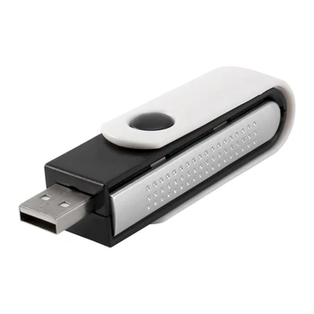 USB יונית בר חמצן מטהר מטהר אוויר ionizer עבור מחשב נייד שחור+לבן