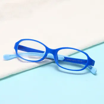 Logorela התינוק החדש Anti-אור כחול סיליקון המשקפיים מותג ילדים רכים מסגרת Goggle רגיל משקפיים ילדים עין תהילה Eywear 8829
