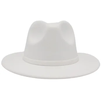 נשים הבריטי העליון כובע גברים כובעי פנמה ג 'אז כובע אופנה יוקרתי לנשים משלוח חינם כובע חדש אלגנטי התפילה' נטלמן
