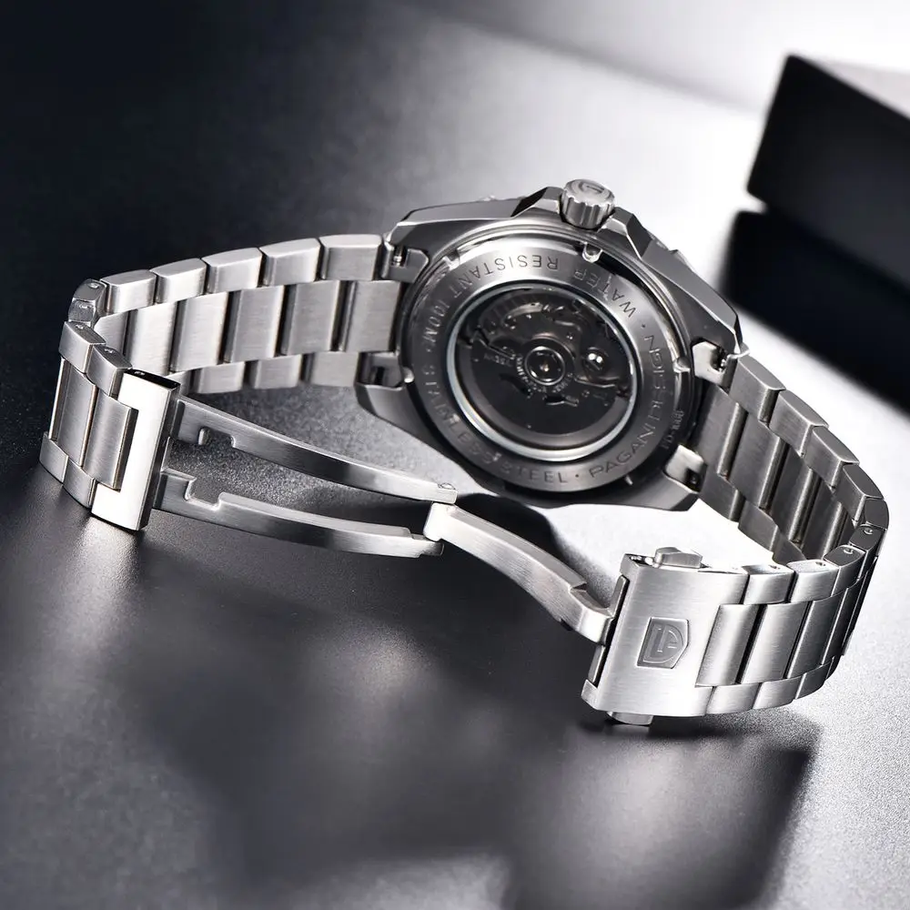 Pagani עיצוב 2023 עסק של גברים אוטומטיים מכאני שעון עמיד למים NH35 שעון יוקרה ספיר זכוכית שעון לגברים רלו ההום . ' - ' . 3