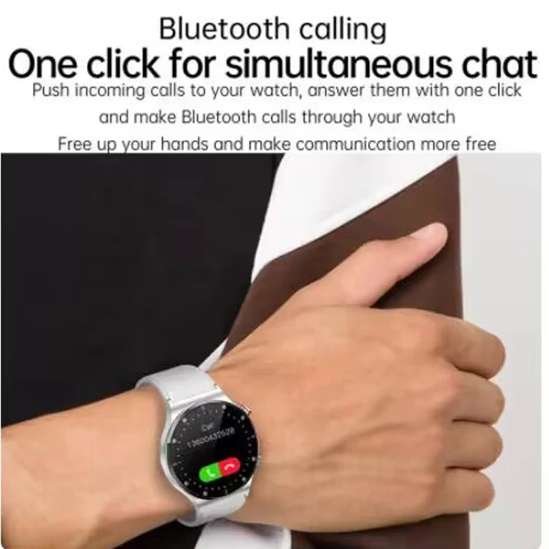 אוזניות Bluetooth קצב הלב, לחץ הדם Smartwatch עבור Samsung Galaxy M52 5G OUKITEL C21 Y5000 OUKITEL WP5 Pro גברים להקה . ' - ' . 3