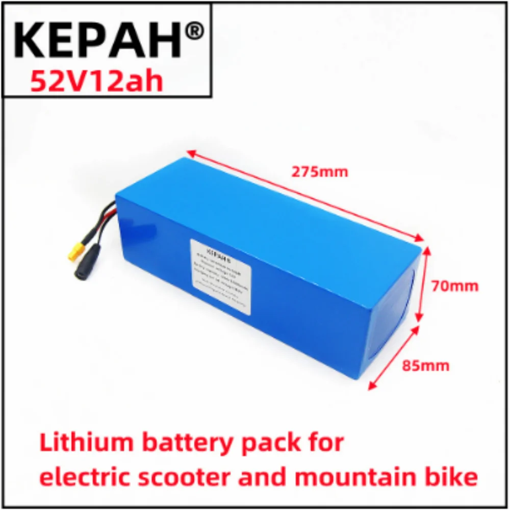 חדש 52V12ah14S4P רכב חשמלי ליתיום P סוללה מתאים קורקינט חשמלי אופני הרים 250-1000w+מטען . ' - ' . 2