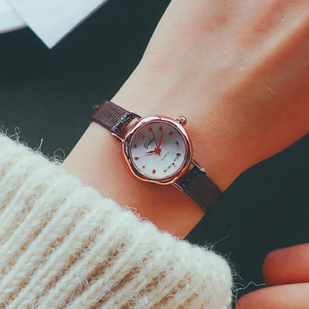 נשים קוורץ אנלוגי שורש כף היד קטנה חיוג עדין שעון יוקרה עסקים שעונים Relogio Feminino часы женские наручные Montre 2023 . ' - ' . 5